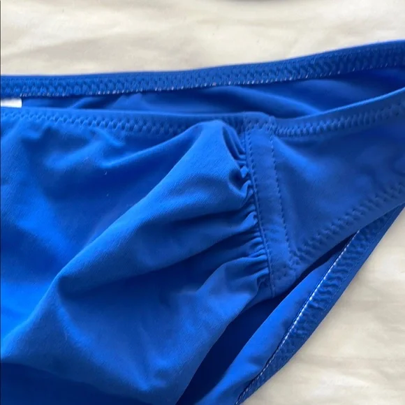 Fantasie Vibrant Blue Underwire Bikini Set Ruching Accent NWOT - Picture 3 of 9